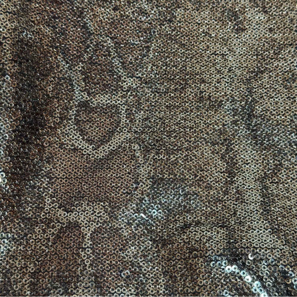 T Tahari Sequin Snake Print Long Sleeve Dress - Picture 4 of 5
